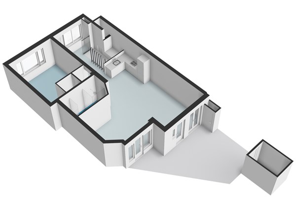 Plattegrond - Van Tuyll van Serooskerkenweg 121, 1076 JJ Amsterdam - Van Tuyll van Serooskerkenweg 121 - Amsterdam - Begane grond - 3D  _1.jpg